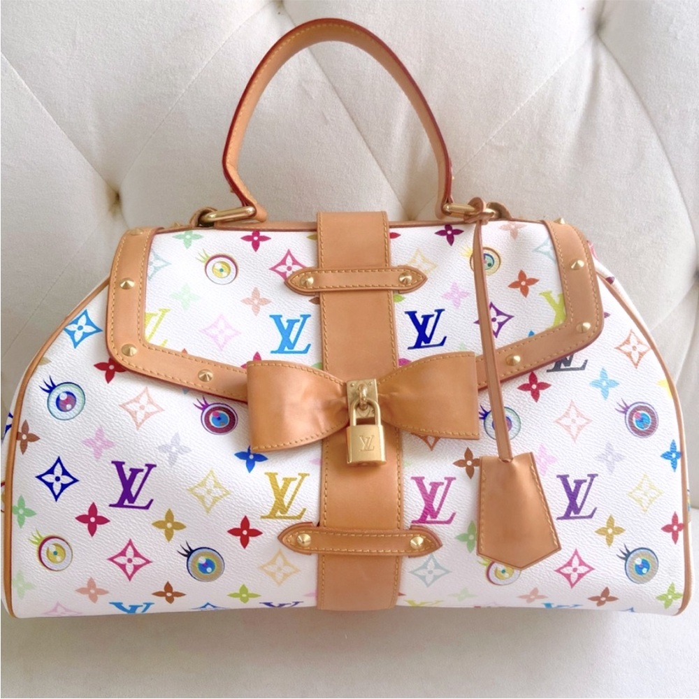 Louis Vuitton Multicolor Murakami Eye Limited Edition Bag